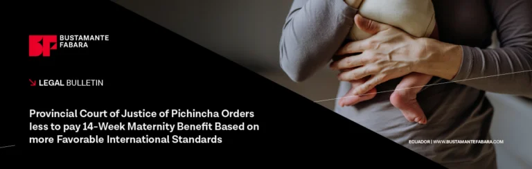 PROVINCIAL COURT OF JUSTICE OF PICHINCHA ORDERS IESS TO PAY 14-WEEK MATERNITY BENEFIT BASED ON MORE FAVORABLE INTERNATIONAL STANDARDS