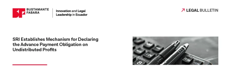 SRI Establishes Procedure for Declaring the Advance Payment Obligation on Undistributed Profits